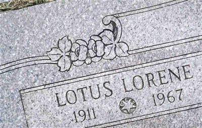 Lotus Lorene Risser Green on Sysoon