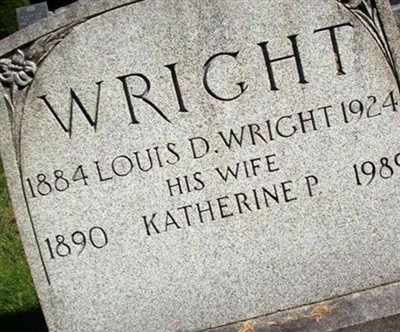 Louis D. Wright on Sysoon