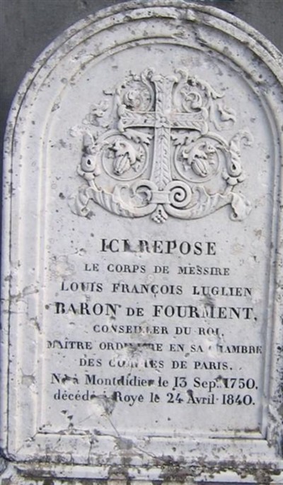 Louis François Luglien Baron de Fourment on Sysoon