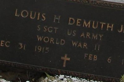 Louis H Demuth, Jr on Sysoon