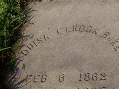 Louisa Elnora Baker on Sysoon