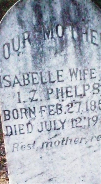 Louisa Isabelle "Belle" Simmons Phelps on Sysoon