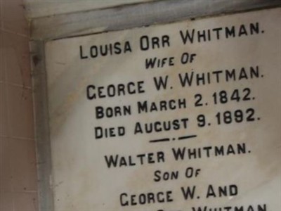 Louisa Orr Whitman on Sysoon