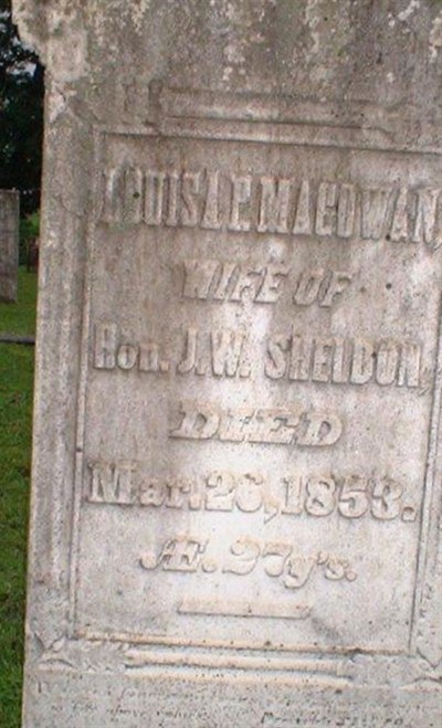 Louisa P MaGowan Sheldon on Sysoon