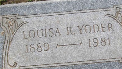 Louisa R. Yoder on Sysoon