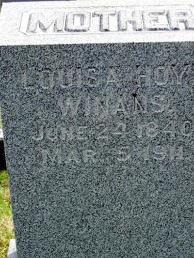 Louise A. Hoyt Winans on Sysoon