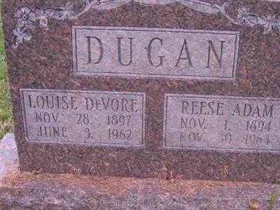 Louise Devore Dugan on Sysoon