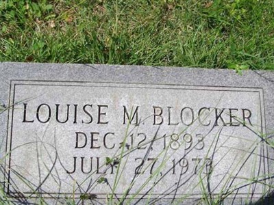Louise M BLOCKER on Sysoon