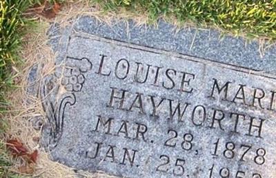 Louise Marie Hayworth on Sysoon