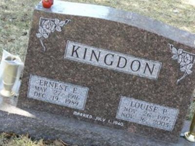 Louise P McConkey Kingdon on Sysoon