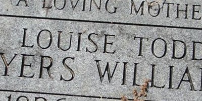 Louise Todd Ayers Williams on Sysoon