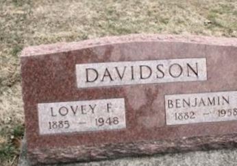 Lovey F. Davidson on Sysoon