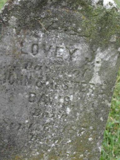 Lovey J. Davis on Sysoon