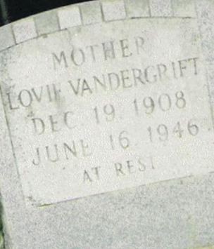 Lovie Coburn Vandergrift on Sysoon