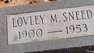 Lovley M Sneed on Sysoon
