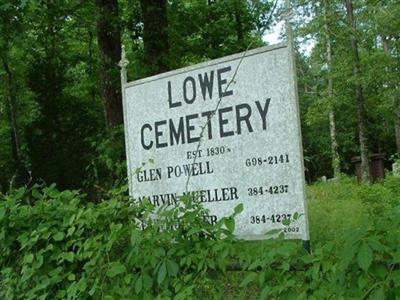 Lowe Cemetery on Sysoon