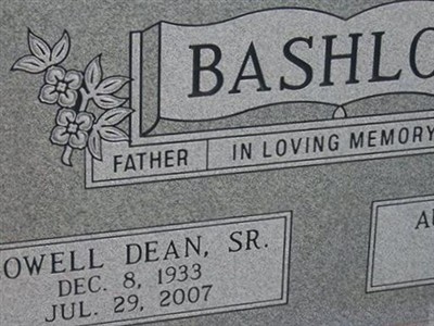 Lowell Dean Bashlor, Sr on Sysoon