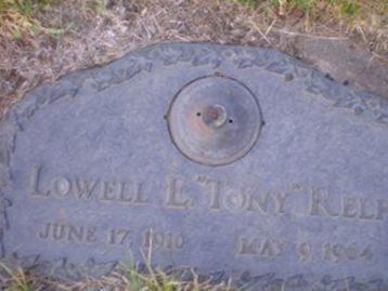 Lowell E "Tony" Relf on Sysoon