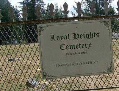 Loyal Heights Cemetery, Bryant on Sysoon