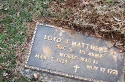 Loyd J. Matthews, Sr on Sysoon