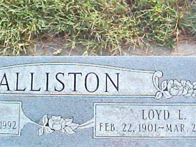 Loyd L. Alliston on Sysoon