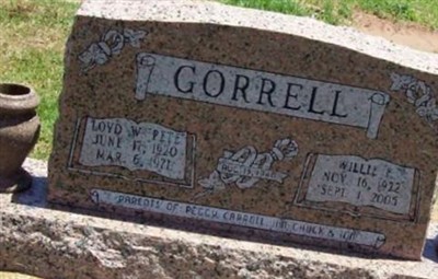 Loyd W "Pete" Gorrell on Sysoon