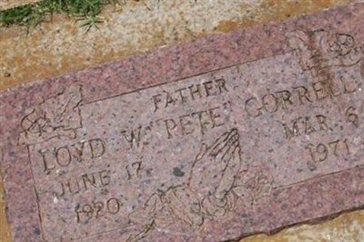 Loyd W "Pete" Gorrell on Sysoon