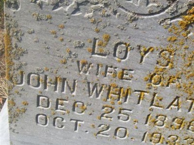 Loys Lovelace Whitlatch on Sysoon