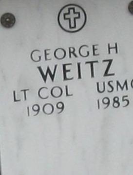 Lt Colonel George H Weitz on Sysoon