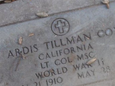 LTC Ardis Tillman Cox on Sysoon