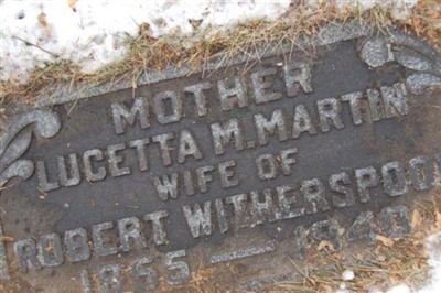 Lucetta Martin Witherspoon on Sysoon