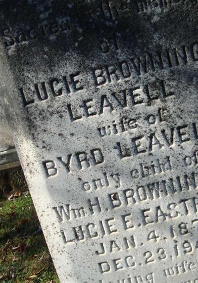 Lucie Browning Leavell on Sysoon