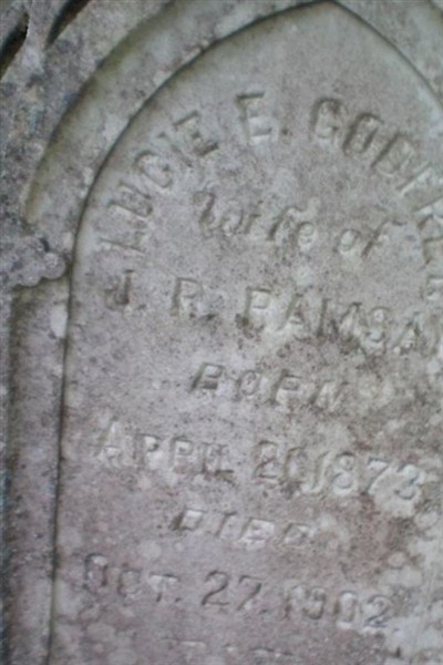 Lucie E Godfrey Ramsay on Sysoon