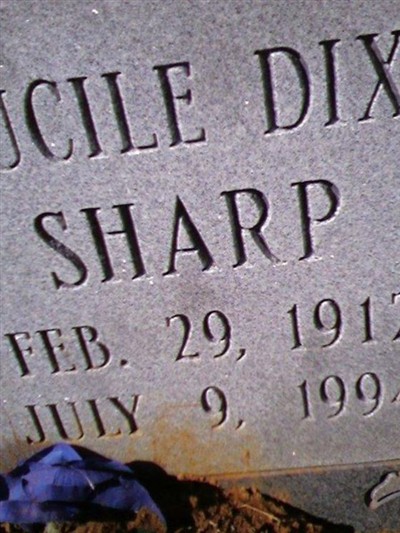 Lucile Dix Sharp on Sysoon