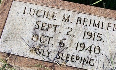 Lucile Morris Beimler on Sysoon