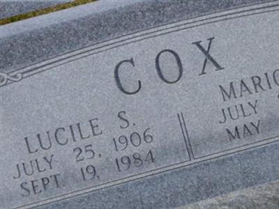 Lucile Schiess Cox, Find a grave on Sysoon Lucile Schiess Cox on Sysoon