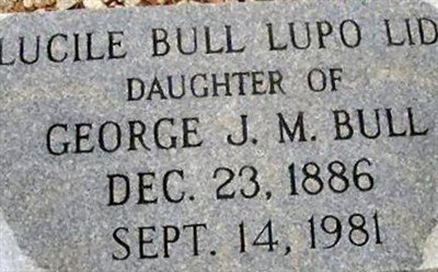 Lucille Bull-Lupo Lide on Sysoon