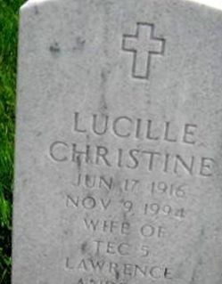 Lucille Christine Rehman on Sysoon