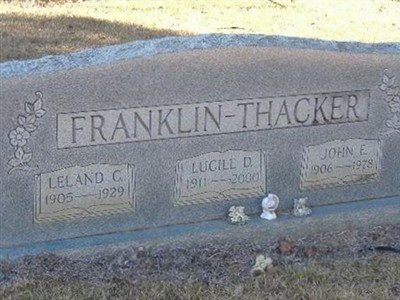Lucille Dagnan Franklin Thacker on Sysoon