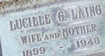 Lucille Gustana Wright Laing on Sysoon