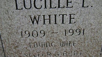 Lucille L. White on Sysoon