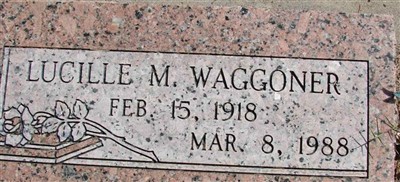 Lucille M Waggoner on Sysoon