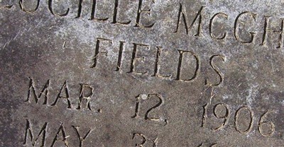 Lucille McGhee Fields on Sysoon