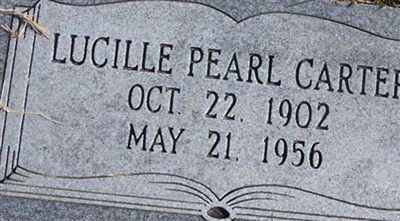 Lucille Pearl Wickizer Carter on Sysoon