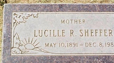 Lucille R Sheffer on Sysoon
