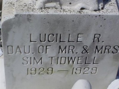 Lucille Ruby Tidwell on Sysoon