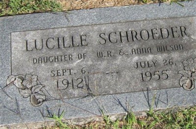 Lucille Wilson Schroeder on Sysoon