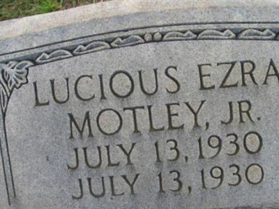 Lucious Ezra Motley, Jr on Sysoon