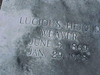 Lucious Heiold Weaver on Sysoon