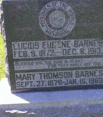 Lucius Eugene Barnes on Sysoon